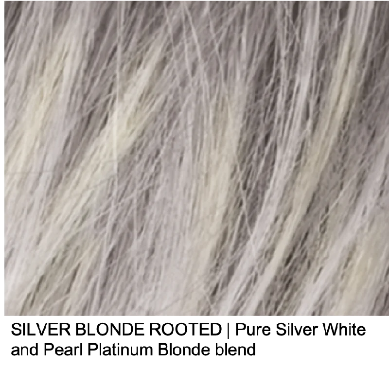 SILVER BLONDE ROOTED