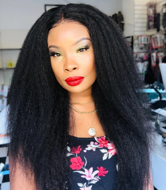 Lace wig with a 200 - density for a full and thick appearanceFRONTAL STUNNA 18