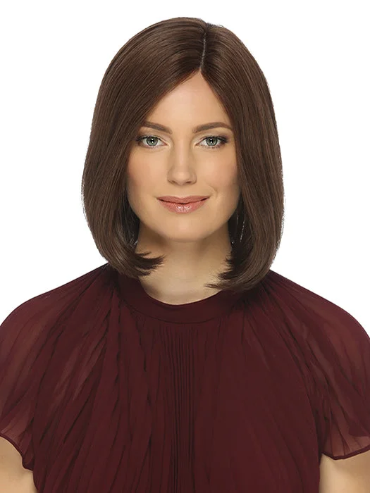 Human - hair wig with a silk - base cap for a comfortable and smooth feelHeaven