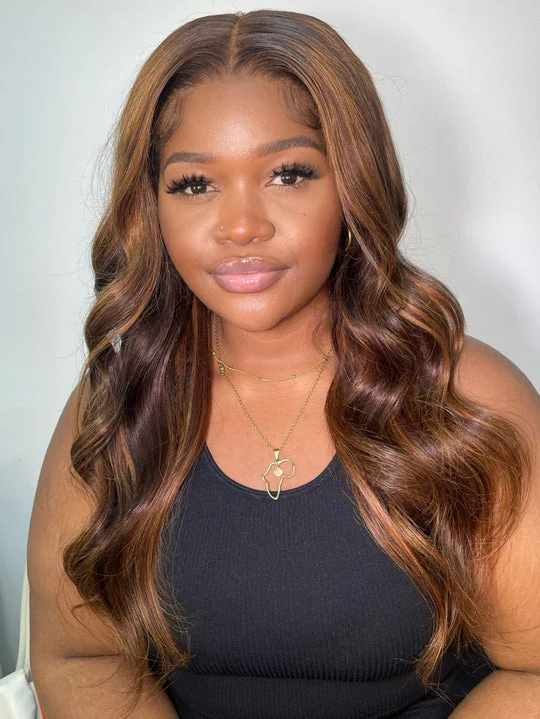 Human - hair wig with a side - part for a more flattering appearanceKash 6X6 100% Human Hair Frontal Wig