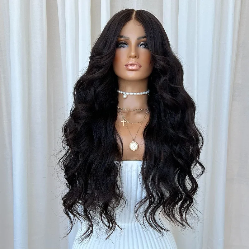 Synthetic lace wig with a heat - resistant formulaKING KYLIE | HD FULL LACE