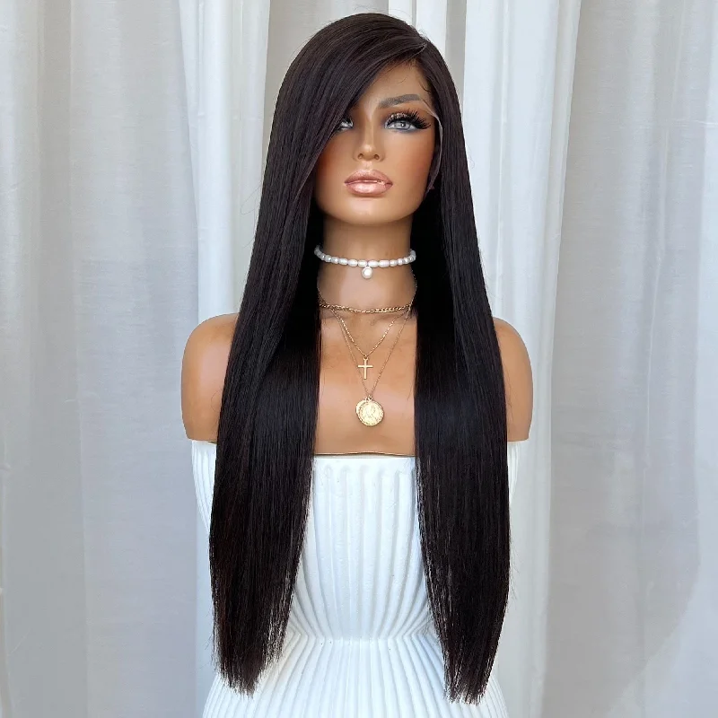 Lace wig with a side - part for a more flattering lookKING KYLIE | HD FULL LACE