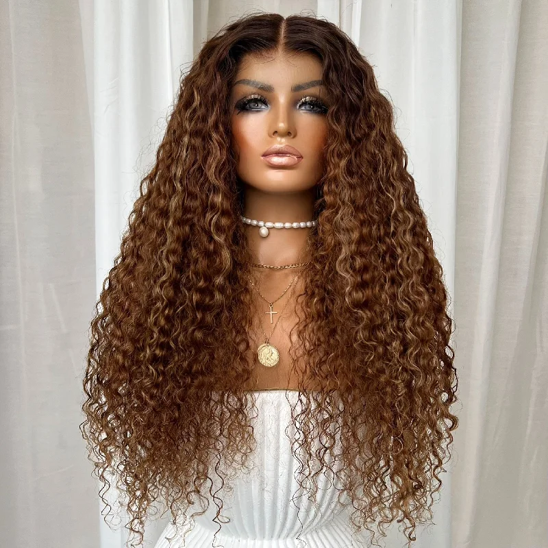 Lace wig with a curly texture for a bold and stylish choiceLALA | HD FULL LACE STRETCH CAP