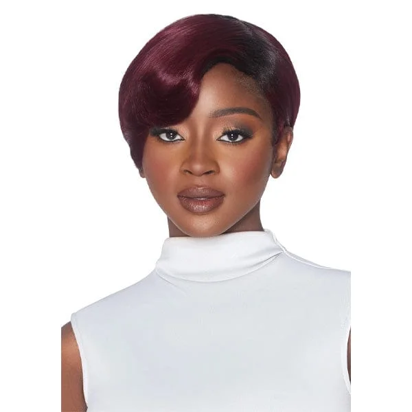 Human - hair wig with a natural - looking root for a more realistic lookOutre 100% Human Hair Premium Duby Wig - NERIAH