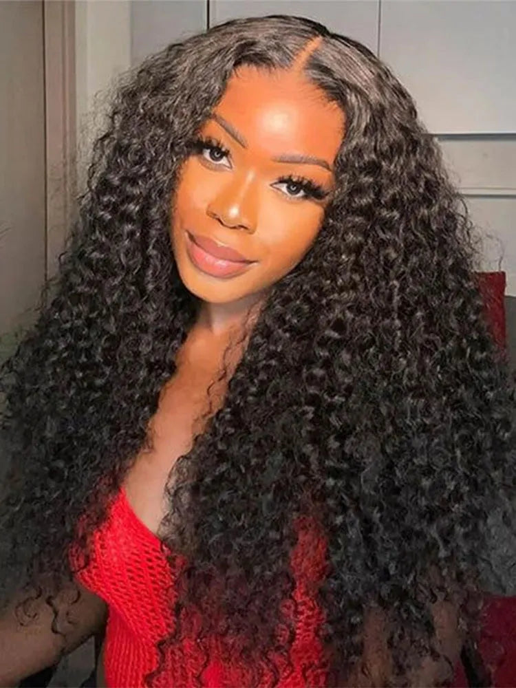 Lace wig with a straight texture for a sleek and minimalist lookPre-Bleached Knots| Simidola Wear & Go 4x6 HD Lace Deep Wave Wig