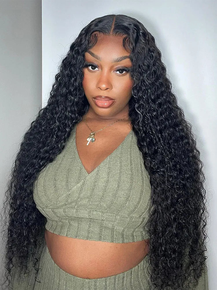 Lace wig with a natural - looking root for a more realistic lookPre-Plucked | Simidola Wear & Go Glueless 13x4 HD Lace Deep Wave Wig