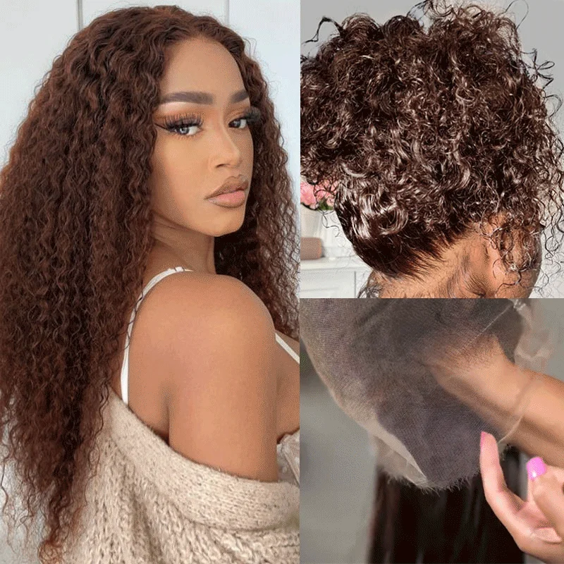 Lace wig with a 200 - density for a full and thick appearance[Upgrade 3th 360] Highlight New Tech Upgrade Glueless 360 HD Lace Wigs With Invisi-Strap Snug Fit Pre Everthing Wigs