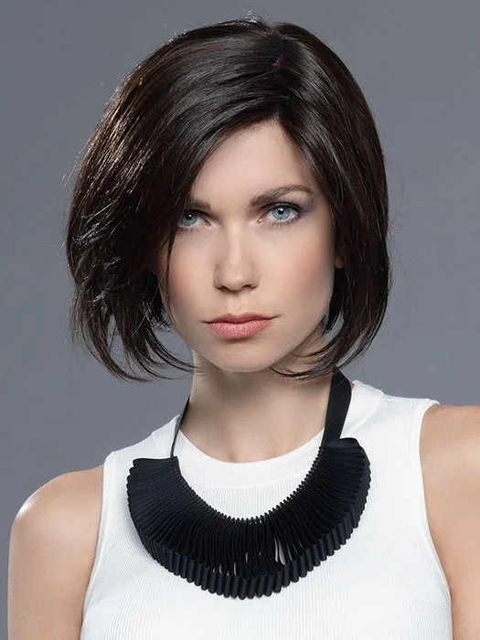 Synthetic bob wig with a natural - looking textureAdore Mono Part