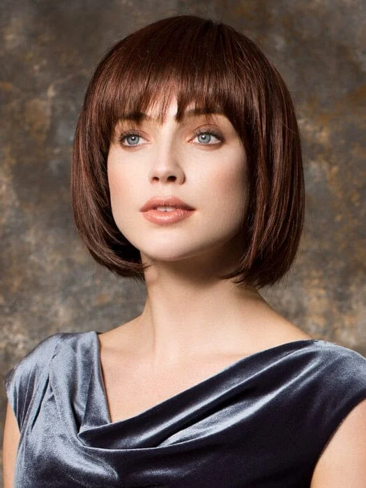 Bob wig with auburn highlights for a warm and vibrant appearanceChange Synthetic Wig by Ellen Wille