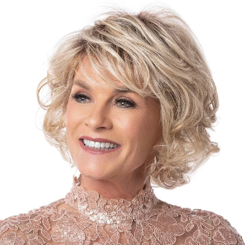 Adjustable - cap bob wig for a comfortable fitCharming Heat Friendly Wig by Toni Brattin | Average Cap Size