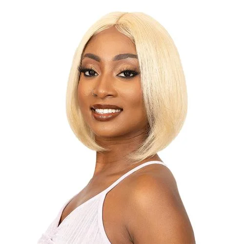 Heat - resistant bob wig for styling versatilityJanet Collection 100% Natural Virgin Remy Human Hair Wig - Nolan