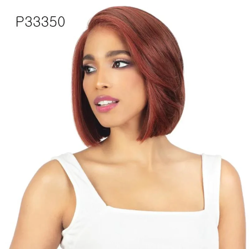 Bob wig with auburn highlights for a warm and vibrant appearanceMayde Beauty Crystal Collection HD Lace Synthetic Wig - Jewel