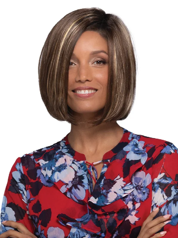 Synthetic bob wig with a natural - looking textureSullivan Petite