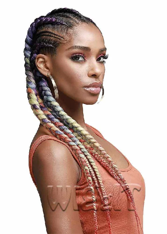 Heat - resistant braided wigs for styling flexibilityJust Braid Prism Colours