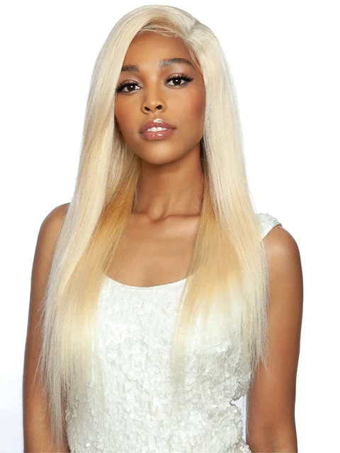 Synthetic braided wigs with a natural - looking textureMane Concept Pristine STRAIGHT Weave 3PCS with HD Pre-plucked Part Lace Closure (PDW402)