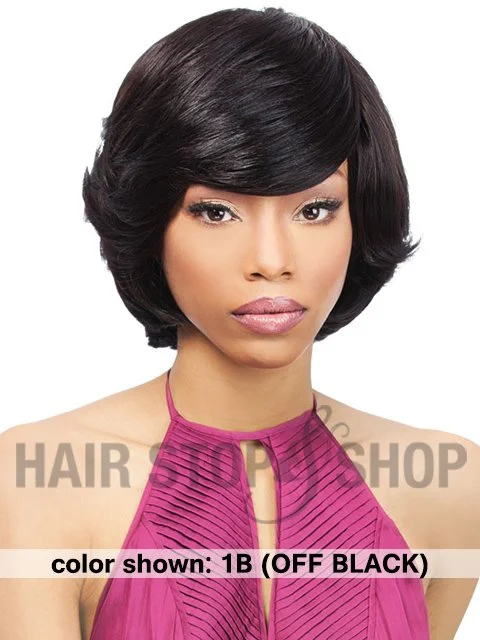 Blonde braided wigs for a trendy and sun - kissed appearanceOutre Velvet Remi Weave - TARA 4-6-8