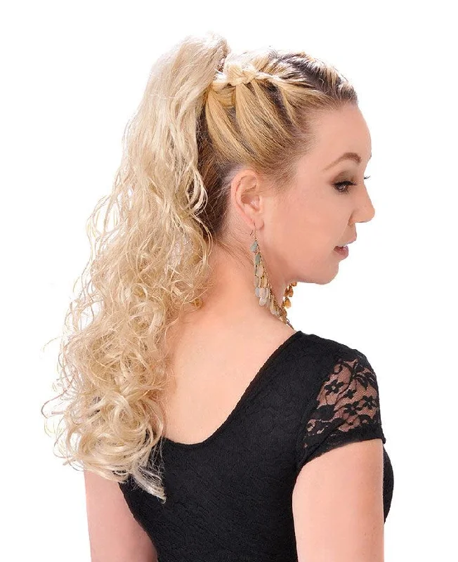 Clip - on ponytails for a quick and convenient hair change800 Pony Curl by WigPro: Synthetic Hair Piece