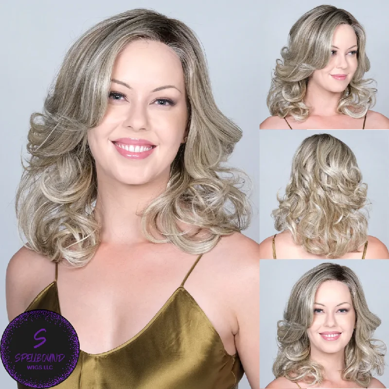 Short wig with a curly texture for a playful and youthful vibeAmericana (Monofilament Top) - Café Collection by BelleTress