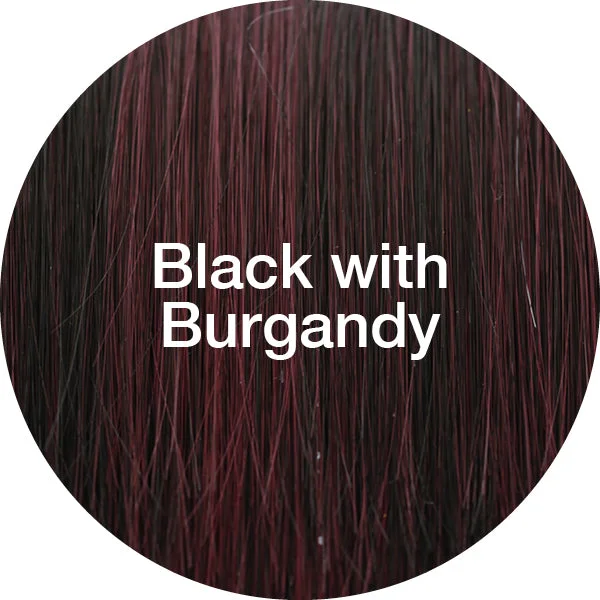 1B/Black with Burgandy