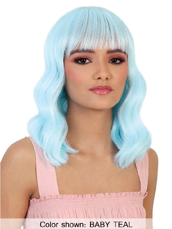 Short wig with a curly texture for a playful and youthful vibeBeshe Ultimate Insider Collection Synthetic Wig - FRANCY