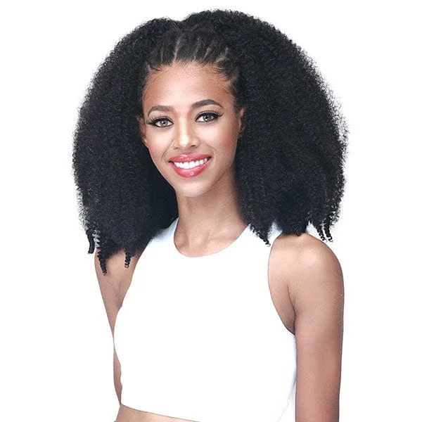 Blonde - colored ponytails for a sun - kissed and trendy lookBobbi Boss Miss Origin Tress Up Human Hair Blend Ponytail - L&T AFRO TWISTA