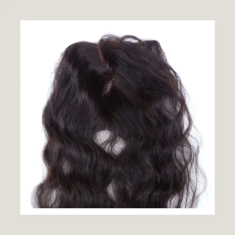 Wavy wig with a natural - looking root for a more realistic lookVirgin Remy Lace Top Closure, 5"x 5"