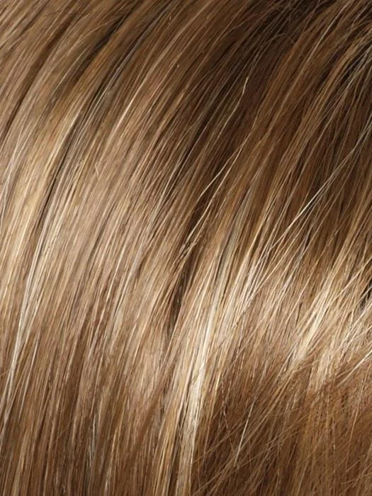 MAPLE SUGAR R | Rooted Dark with Light Honey Brown base with Strawberry Blonde highlights