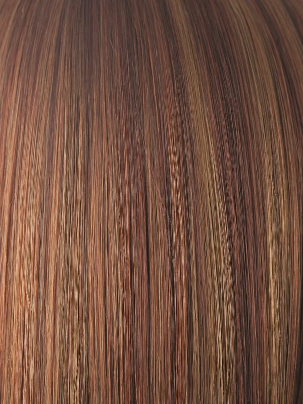 IRISH SPICE R | Rooted Dark with Medium Auburn base with Dark Honey Blonde highlights