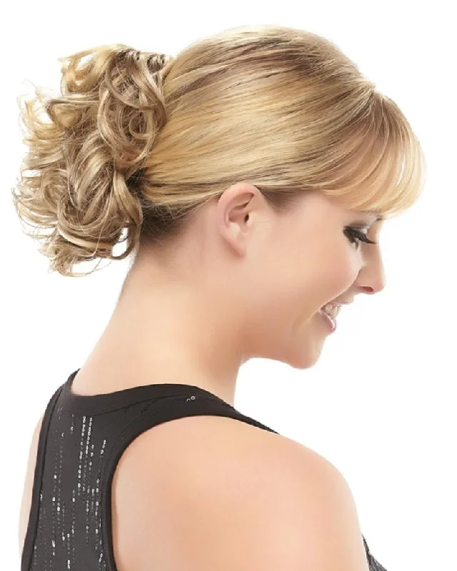 Ponytails for a formal event with a touch of sparkle or beadsClassy Ponytail Short Curly Claw Clip