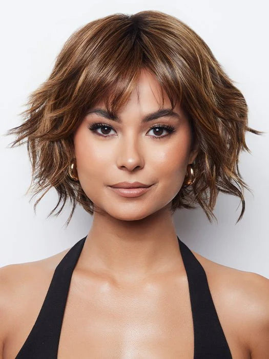 Heat - resistant short wig for easy styling with hot toolsJoss | Heat Friendly Synthetic (Basic Cap) Wig by René of Paris