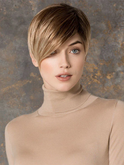 Heat - resistant short wig for easy styling with hot toolsDisc Wig by Ellen Wille | Synthetic Hair | Petite/Average Cap