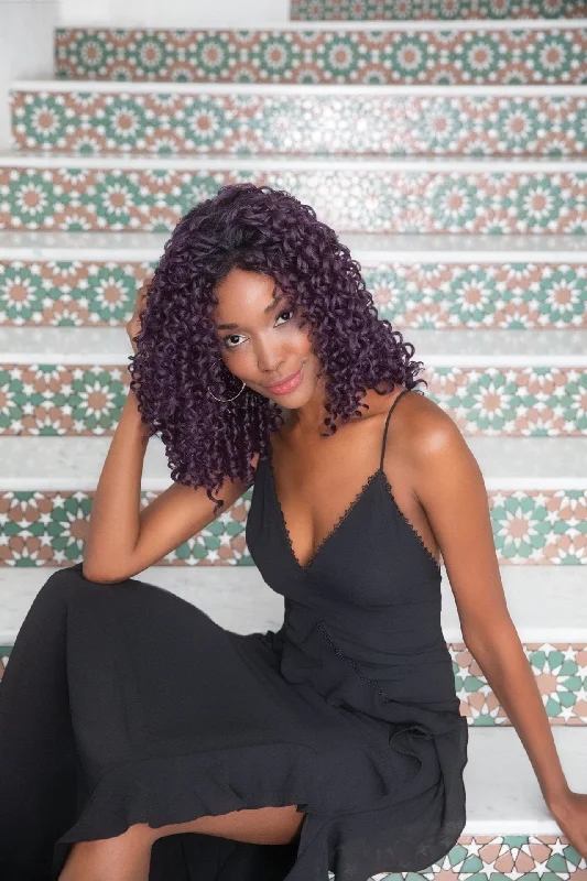 Heat - resistant wavy wig for easy styling at homeDiva