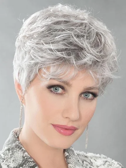 Adjustable - cap short wig for a customized and comfortable fitDot Wig by Ellen Wille | Synthetic Hair | Petite/Average Cap