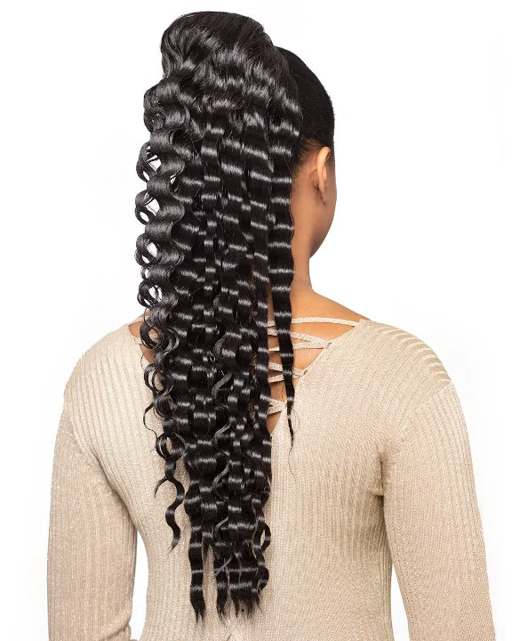 Human hair ponytails with a natural shine for a luxurious lookEasy Wrap Pony 02