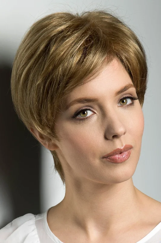 Short wig for daily office wear with a professional lookEstetica Toppers - Mono Wiglet 5