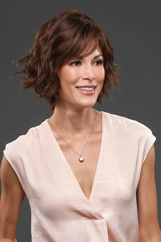 Monofilament - cap short wig for a breathable and natural - looking scalpEuro Amalfi Hand Tied | JR | Euro HH - Lace Front - Mono Top