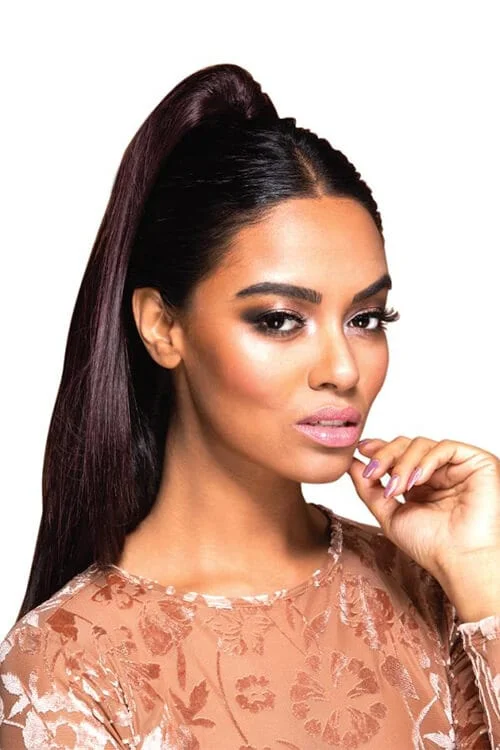 Ombre ponytails with a seamless color transition for a unique styleEve Hair Casablanca FHP-035 Drawstring Synthetic Ponytail