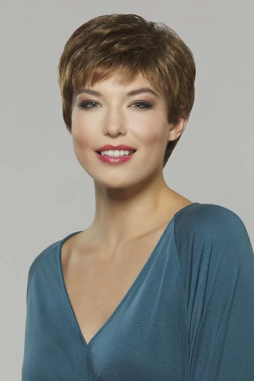 Synthetic short wig with a natural - looking shineAmber <br>Synthetic Wig