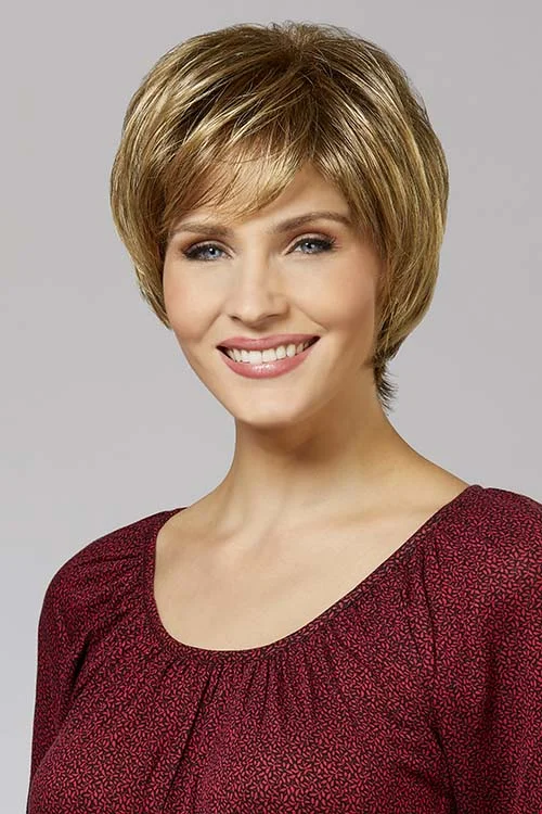 Short wig with a gradient color for a modern and stylish appearanceBrenda <br>Synthetic Wig