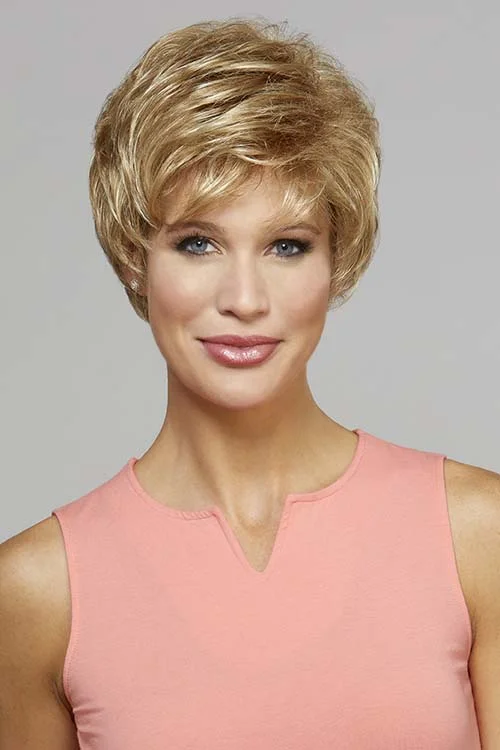 Short wig with a gradient color for a modern and stylish appearanceMarnie <br>Synthetic Wig