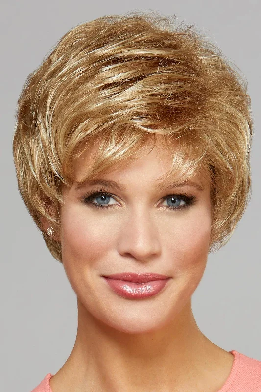 Layered short wig to add volume and dimensionHenry Margu Wigs - Marnie (#2500)