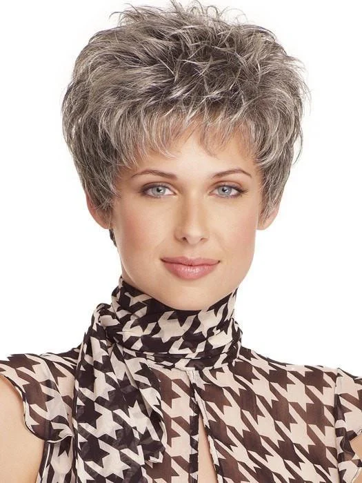 Short wig with a geometric pattern for a unique and fashion - forward designIncentive PETITE | Synthetic (Mono Top) Wig by Gabor