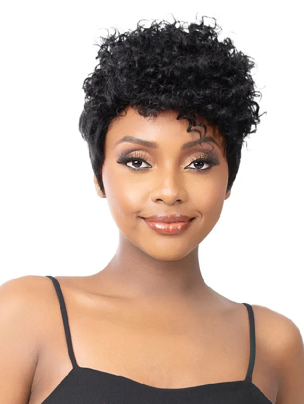 Monofilament - cap short wig for a breathable and natural - looking scalpIt's a Wig Human Hair Full Wig - HH YANNI