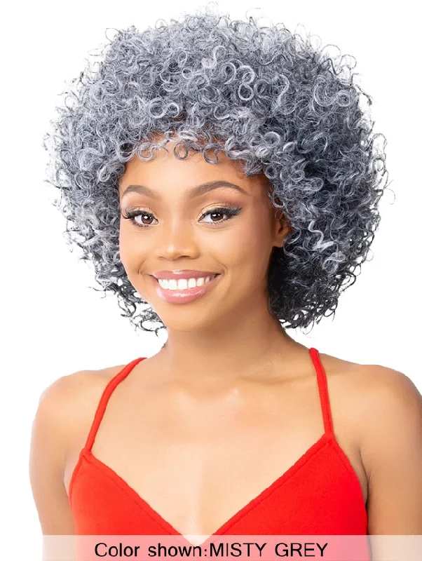 Adjustable - cap short wig for a customized and comfortable fitIt's A Wig Premium Synthetic Full Wig - DAMONICA