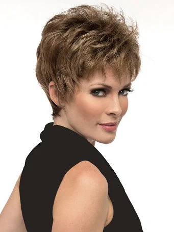 Short wig with a curly texture for a playful and youthful vibeJacqueline Petite | Synthetic Wig by Envy