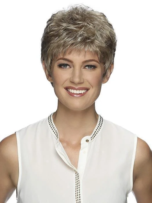 Short wig with a side - swept bang for a sophisticated and flattering styleJamie | Synthetic Wig by Estetica