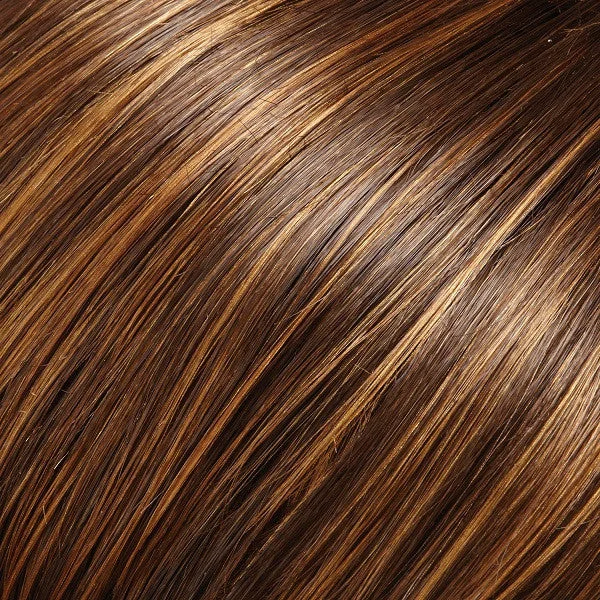 6F27 | Caramel Ribbon | Brown w/ Lt Red-Gold Blonde Highlights & Tips