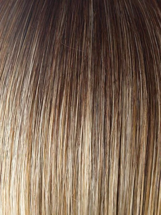 CREAMY-TOFFEE-LR | Longer Dark Roots with Light Platinum Blonde and Light Honey Blonde