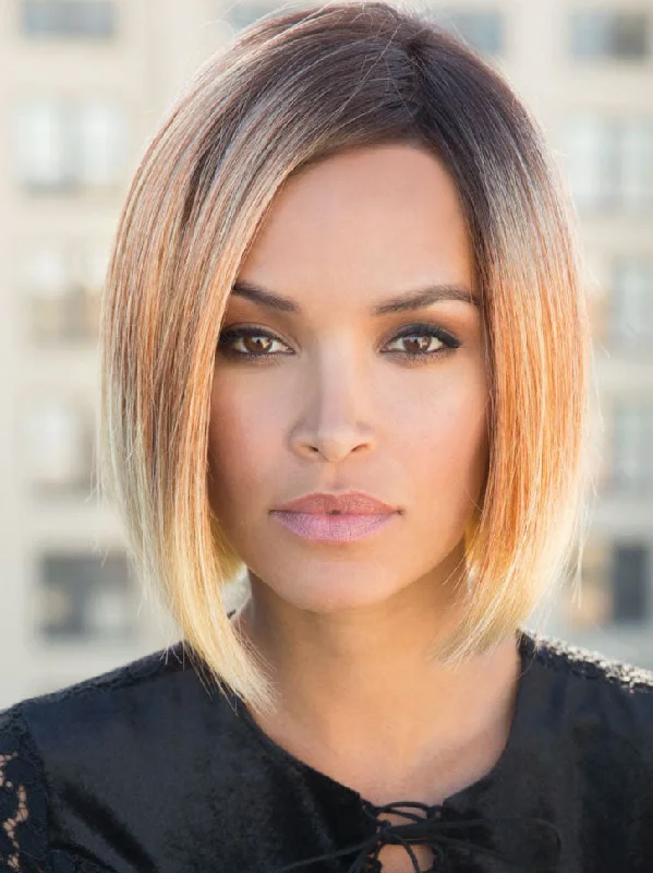 Short wig with a wavy texture for a beachy and relaxed lookKai | Synthetic Lace Front (Lace Part) Wig by René of Paris