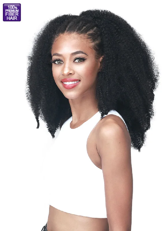 Extension ponytails with a secure elastic base for all - day comfortL&T Afro Twista Ponytail